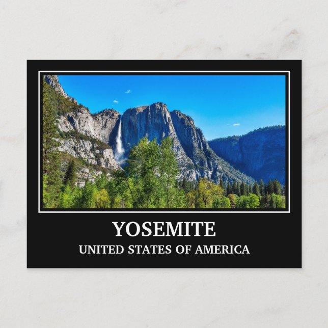 Yosemite USA vykort (Framsida)