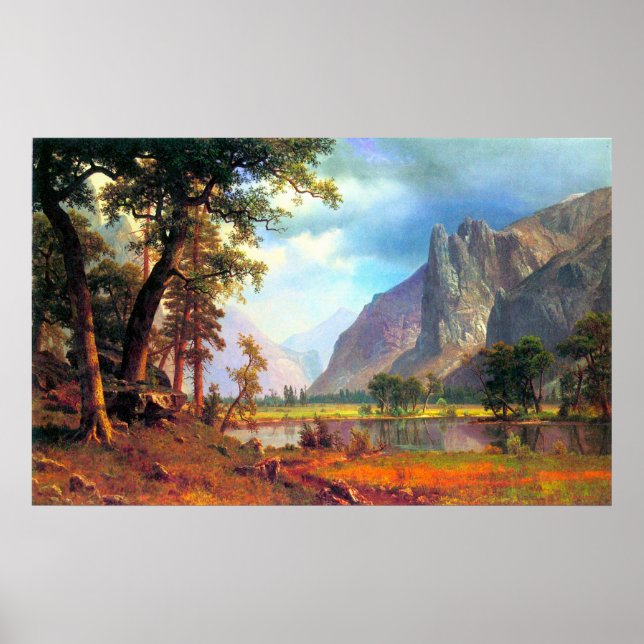 Yosemite Valley 2 från Bierstadt Poster (Framsidan)