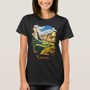 Yosemite Valley Berg Natur Resa T Shirt