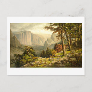 Yosemite Valley California från Mariposa Trail Vykort