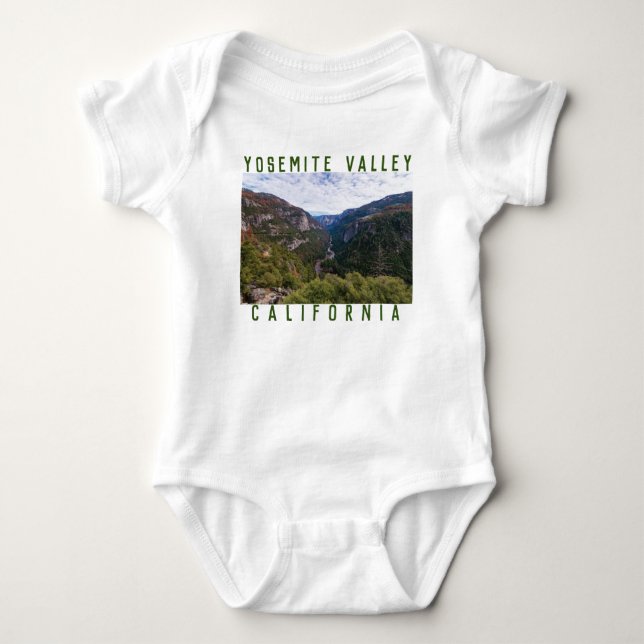 Yosemite Valley California, Yosemite Park  T Shirt (Framsida)