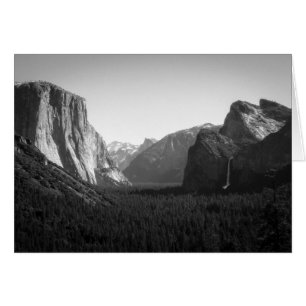 Yosemite Valley från tunnelvyn Hälsningskort