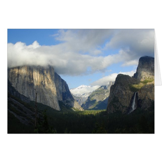 Yosemite Valley Hälsningskort (Framsidan Horizontal)