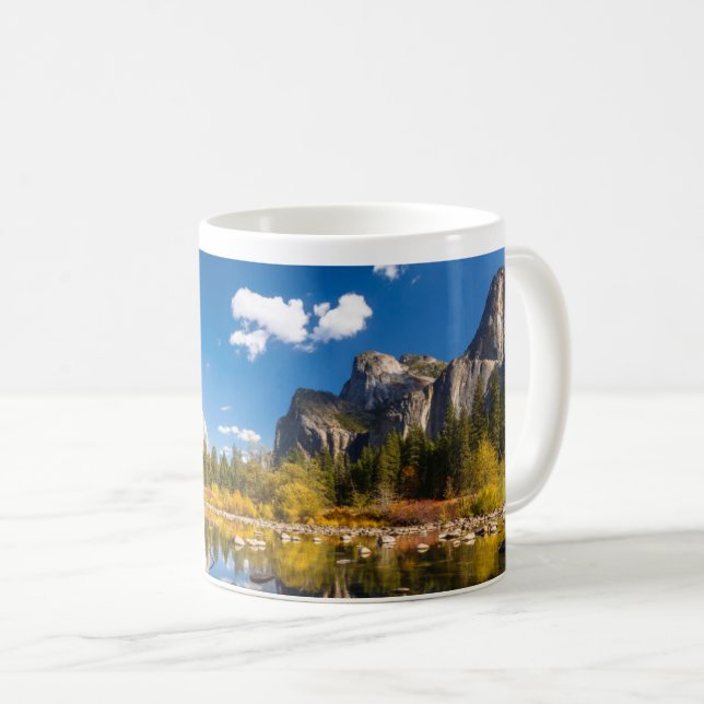Yosemite Valley i Fall Kaffemugg (Framsida höger)
