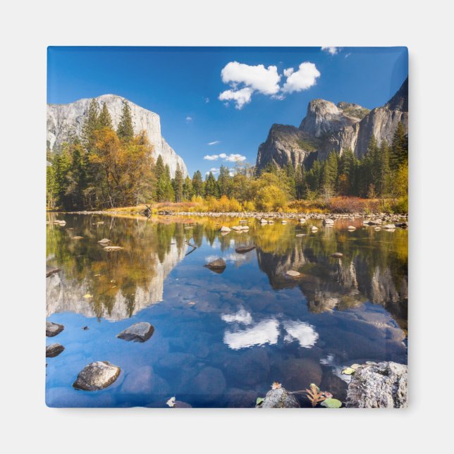 Yosemite Valley i Fall Magnet (Framsidan)