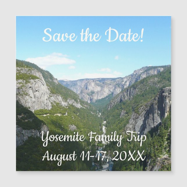 Yosemite Valley i nationalparken Yosemite (Framsida)