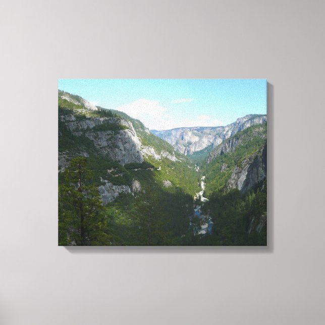 Yosemite Valley i Yosemite National Park Canvastryck (Framsida)