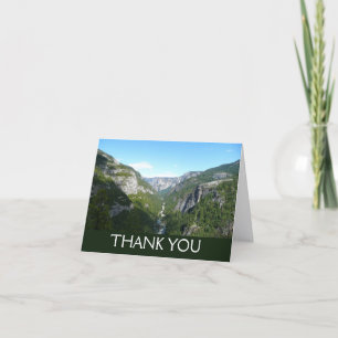 Yosemite Valley i Yosemite National Park Tack Kort