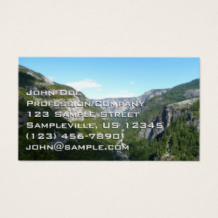 Yosemite Valley i Yosemite National Park Visitkort
