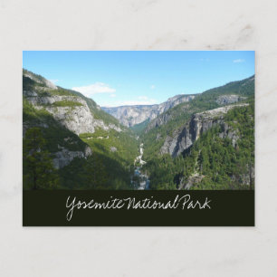 Yosemite Valley i Yosemite National Park Vykort