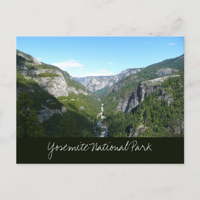 Yosemite Valley i Yosemite National Park Vykort (Framsida)