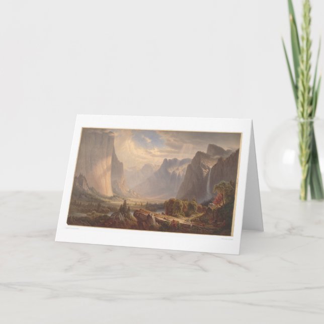 Yosemite Valley, Kalifornien (0710A) Kort (Framsida)