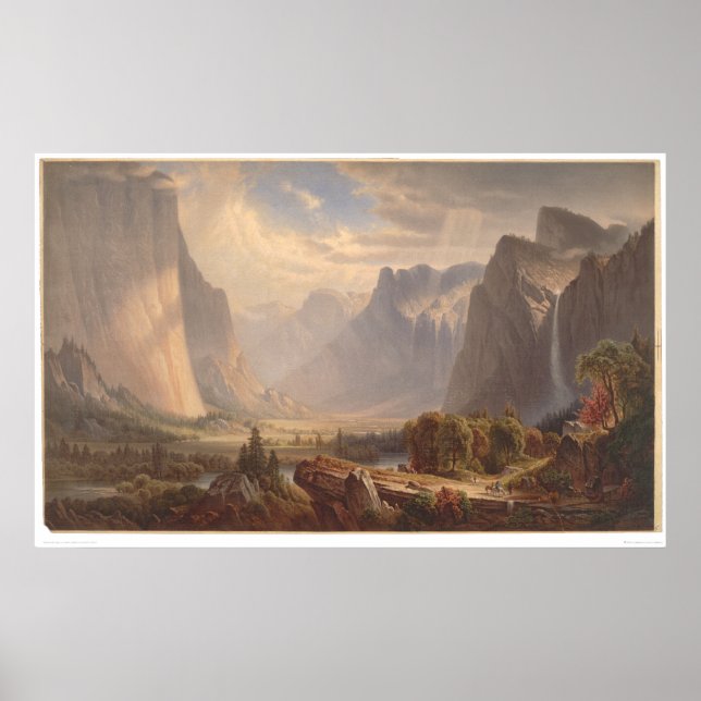 Yosemite Valley, Kalifornien (0710A) Poster (Framsidan)