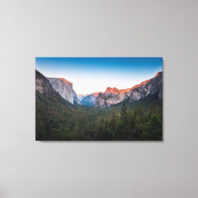 Yosemite Valley, Kalifornien Canvastryck (Framsida)