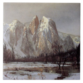 Yosemite Valley, Kalifornien (Cathedral Sten) Kakelplatta