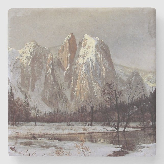 Yosemite Valley, Kalifornien (Cathedral Sten) Stenunderlägg (Framsidan)