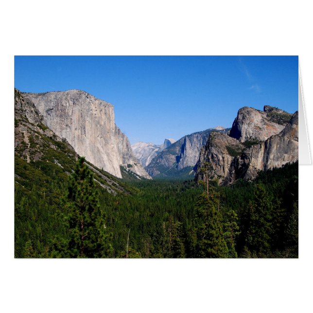 Yosemite Valley, Kalifornien Hälsningskort (Framsidan Horizontal)
