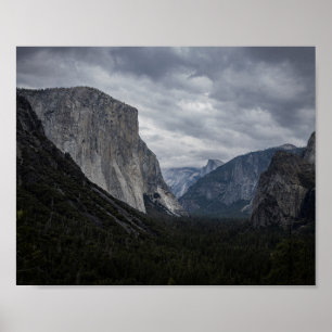 Yosemite Valley och El Capitan - Landskapsfoto Poster