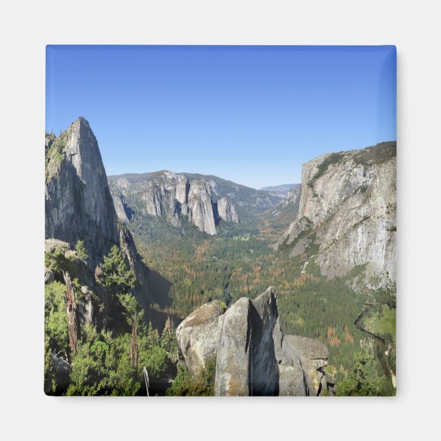 Yosemite Valley Panorama 2 - Yosemite Magnet (Framsidan)