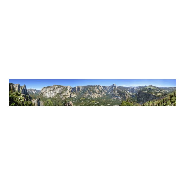 Yosemite Valley Panorama - Yosemite Fototryck (Framsidan)