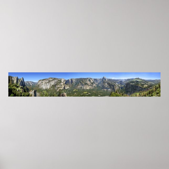 Yosemite Valley Panorama - Yosemite Poster (Framsidan)