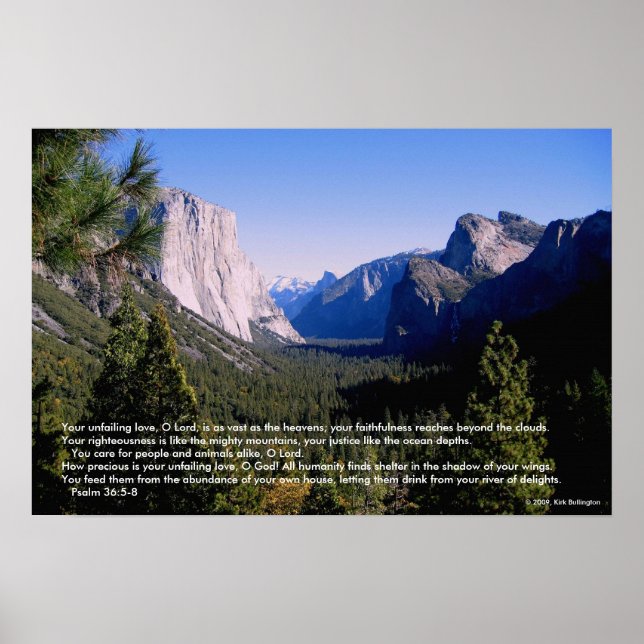Yosemite Valley Poster (Framsidan)