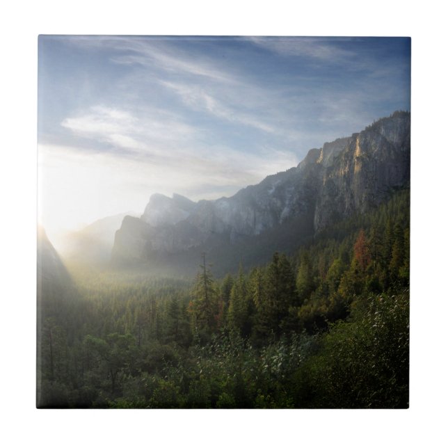 Yosemite Valley Sunrise från inspirationspunkt Kakelplatta (Framsidan)