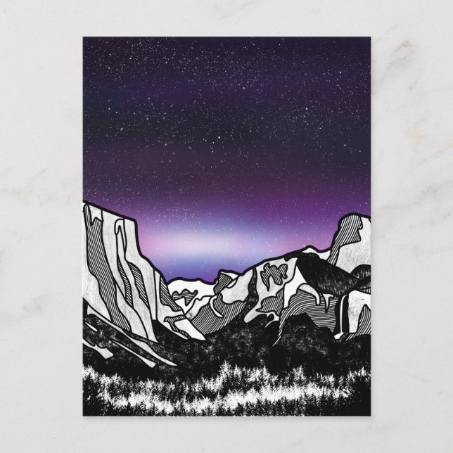 Yosemite Valley Vykort (Framsida)