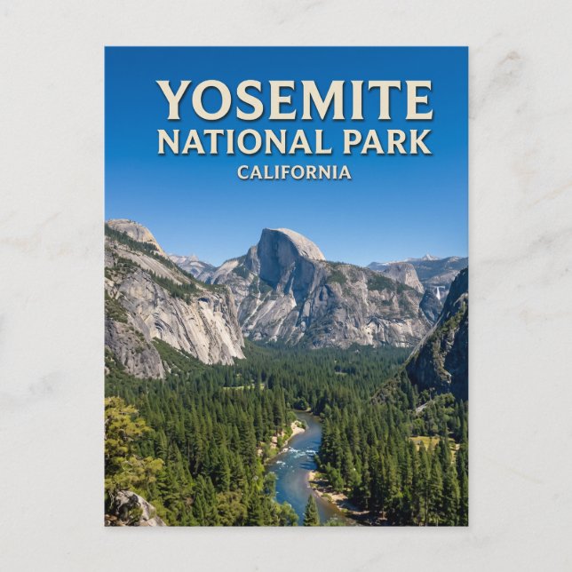 Yosemite Valley Vykort (Framsida)