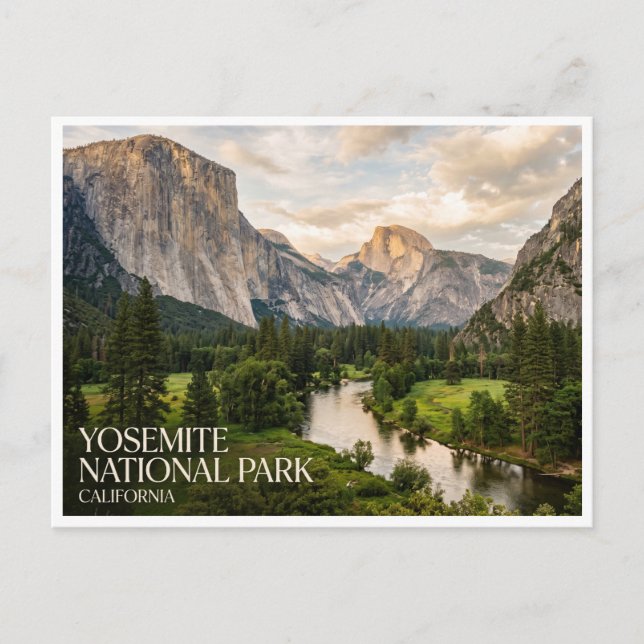 Yosemite Valley Vykort (Framsida)