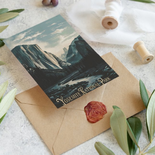 Yosemite Valleys Lugna Morgon Vykort (Skapare uppladdad)