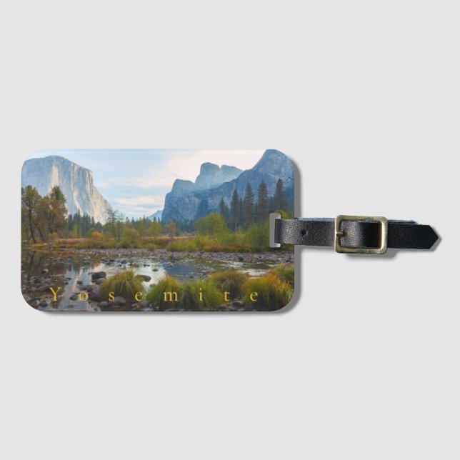 Yosemite Valleyutsikt Bagagebricka (Framsida horisontal)