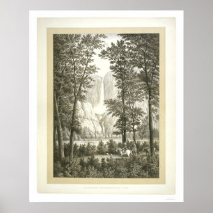 Yosemite vattenfall, Kalifornien Poster