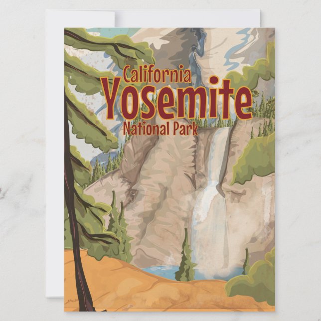 Yosemite Vintage affisch (Framsida)
