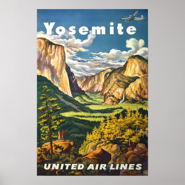 Yosemite vintage affisch (Framsidan)