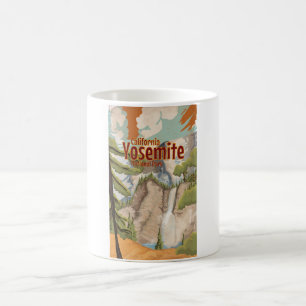 Yosemite Vintage affisch Kaffemugg