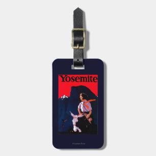 Yosemite vintage PosterYosemite, CA Bagagebricka
