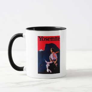 Yosemite vintage PosterYosemite, CA Mugg
