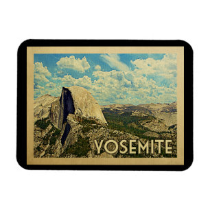 Yosemite vintage resor magnet