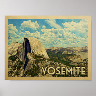 Yosemite Vintage resor Poster