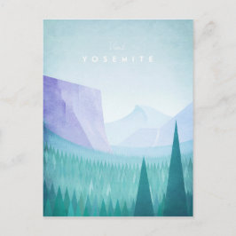 Yosemite Vintage resor Poster - Art Postkort Vykort