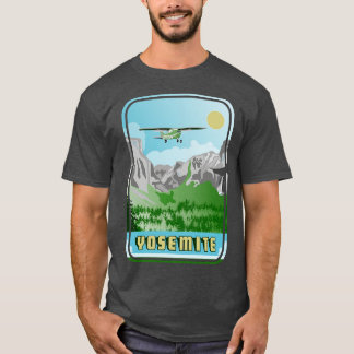 Yosemite Vintage resor Poster T Shirt