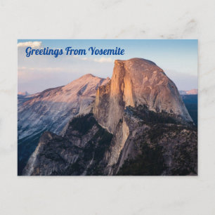 Yosemite-vykort med halvdagsplats vykort