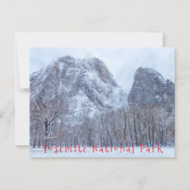 Yosemite Winter Vykort