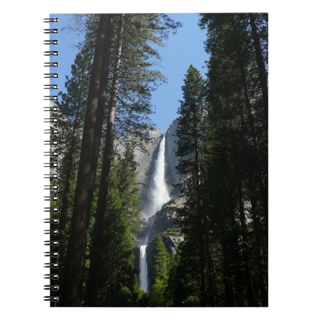 Yosemitefallen och skog anteckningsbok (Framsidan)