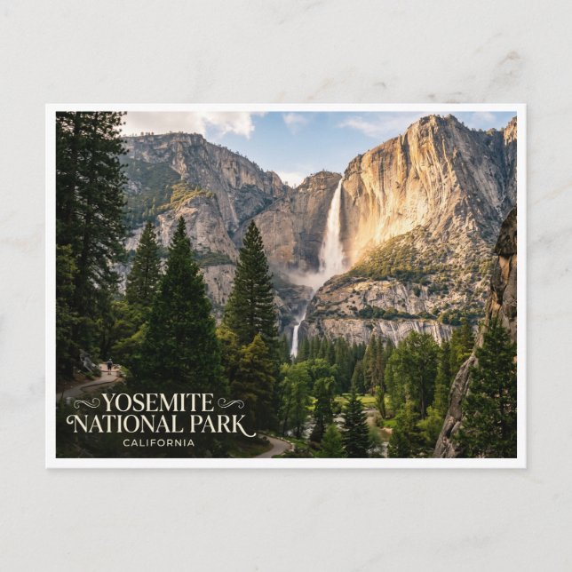 Yosemitefallen Vykort (Framsida)
