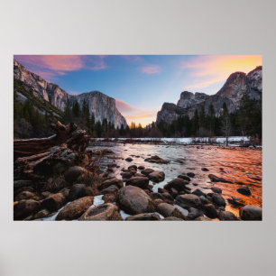 Yosemitets Grind i Valley Poster