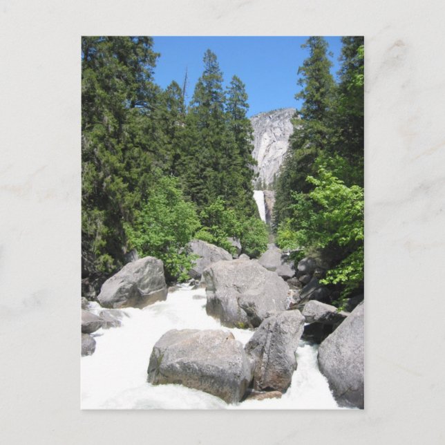 Yosemitfloden sten vykort (Framsida)