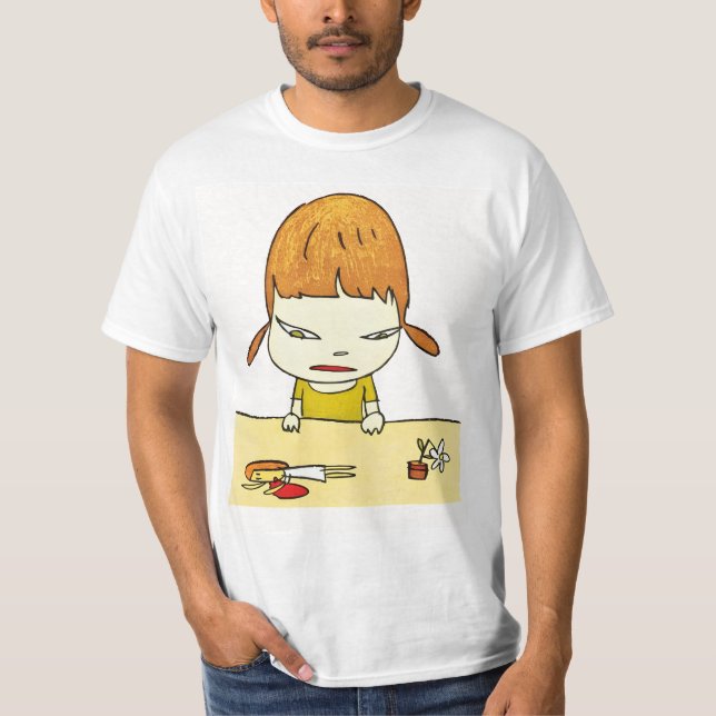 Yoshimoto nara blonde t shirt (Framsida)