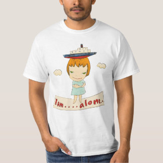 Yoshimoto nara i am ensam t shirt